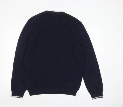 Mens UK Size XL Marks and Spencer Blue Pullover Jumper