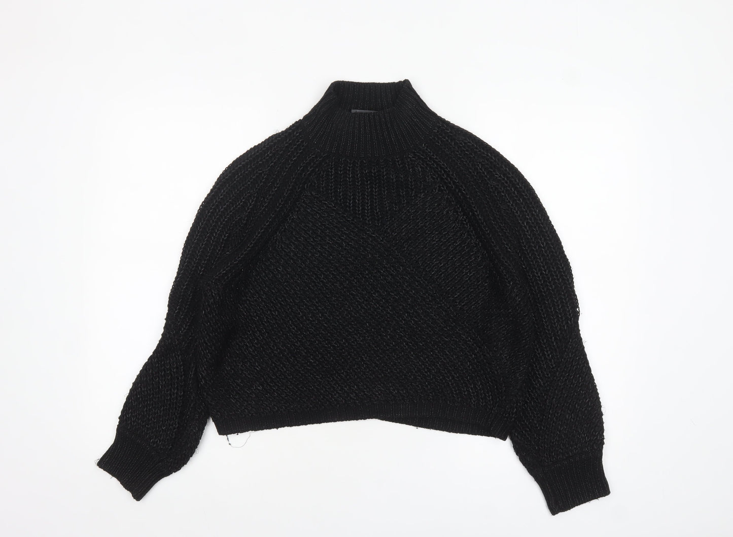 Womens UK Size M Mint Velvet Black Pullover Jumper