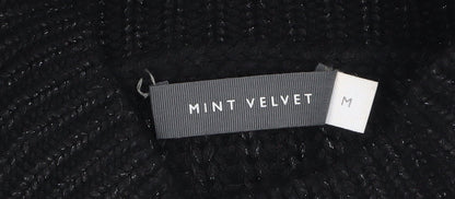 Womens UK Size M Mint Velvet Black Pullover Jumper