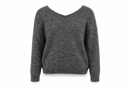 Womens UK Size S Hush Grey Pullover Jumper