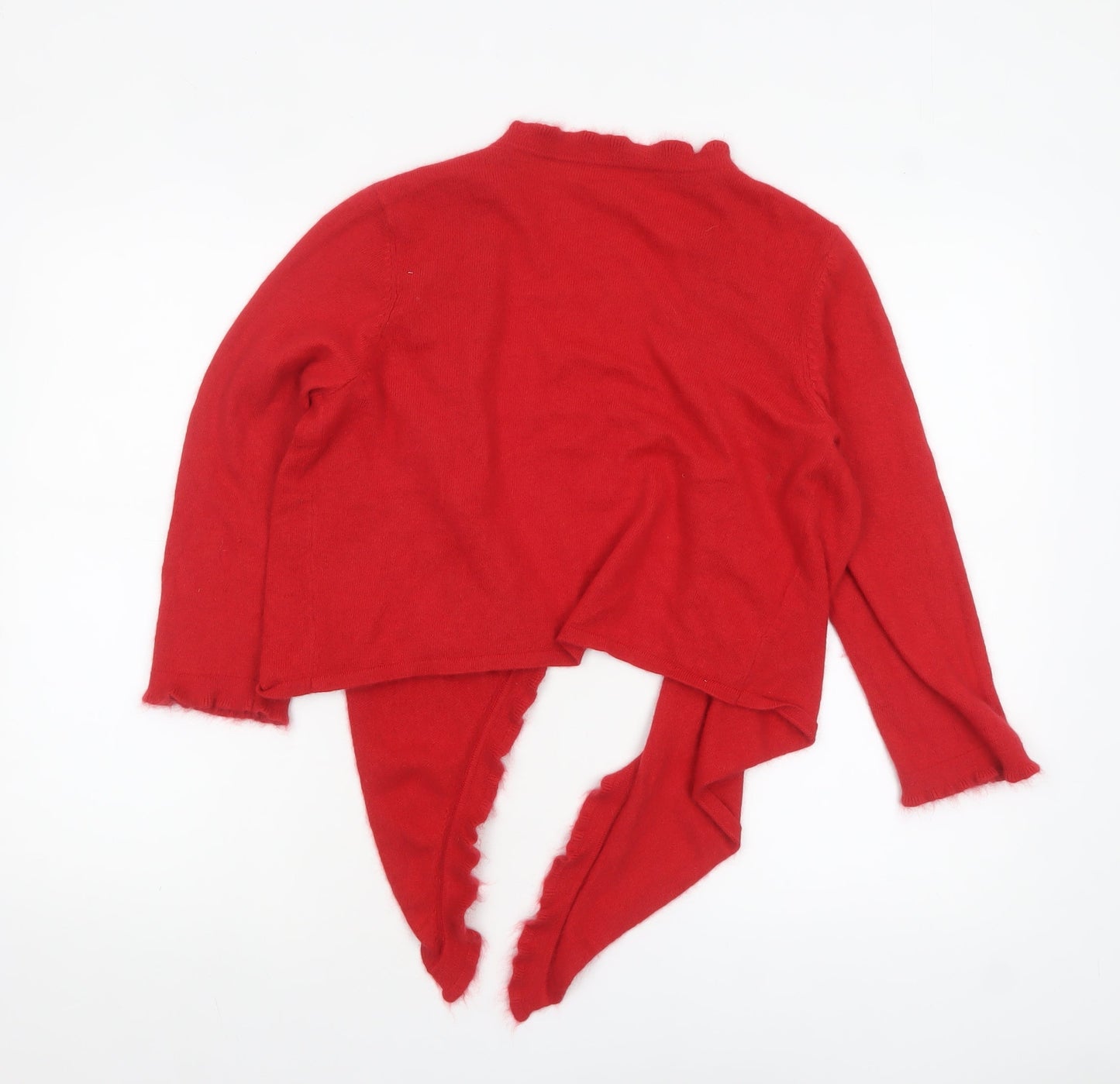 Womens UK Size 14 Laura Ashley Red Cardigan Jumper