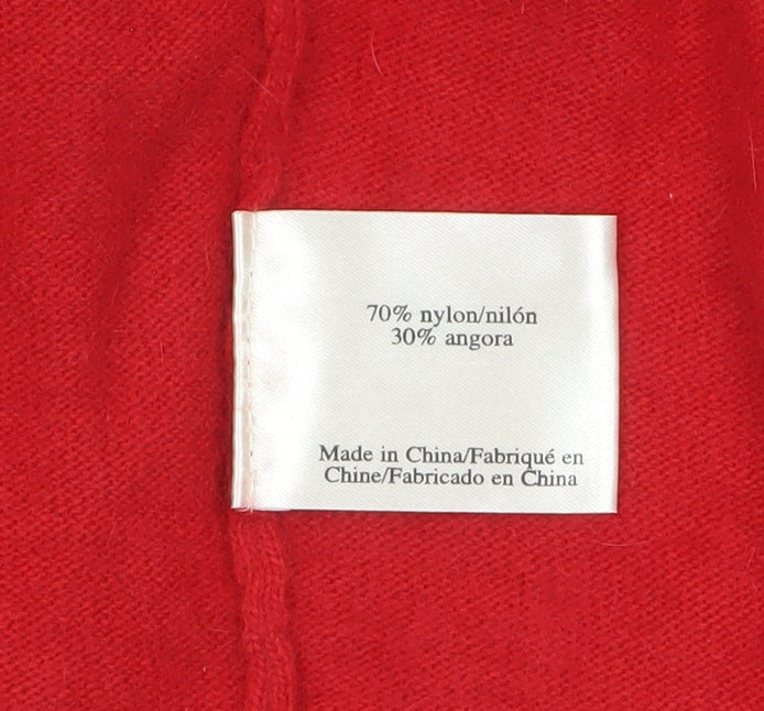 Womens UK Size 14 Laura Ashley Red Cardigan Jumper