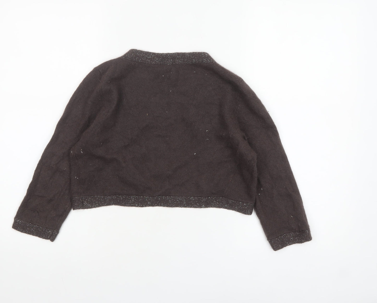 Womens UK Size S Gap Brown Shrug Jumper