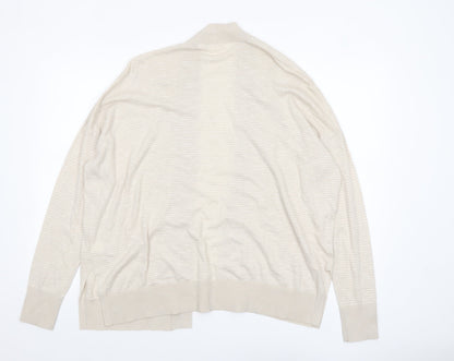 Womens UK Size L Gap Beige Cardigan Jumper