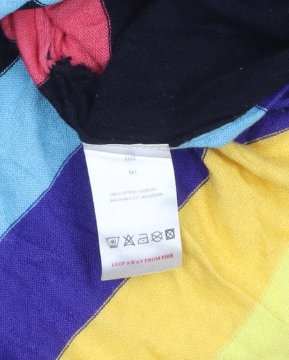 Womens UK Size M/L QED London Multicoloured Pullover Jumper