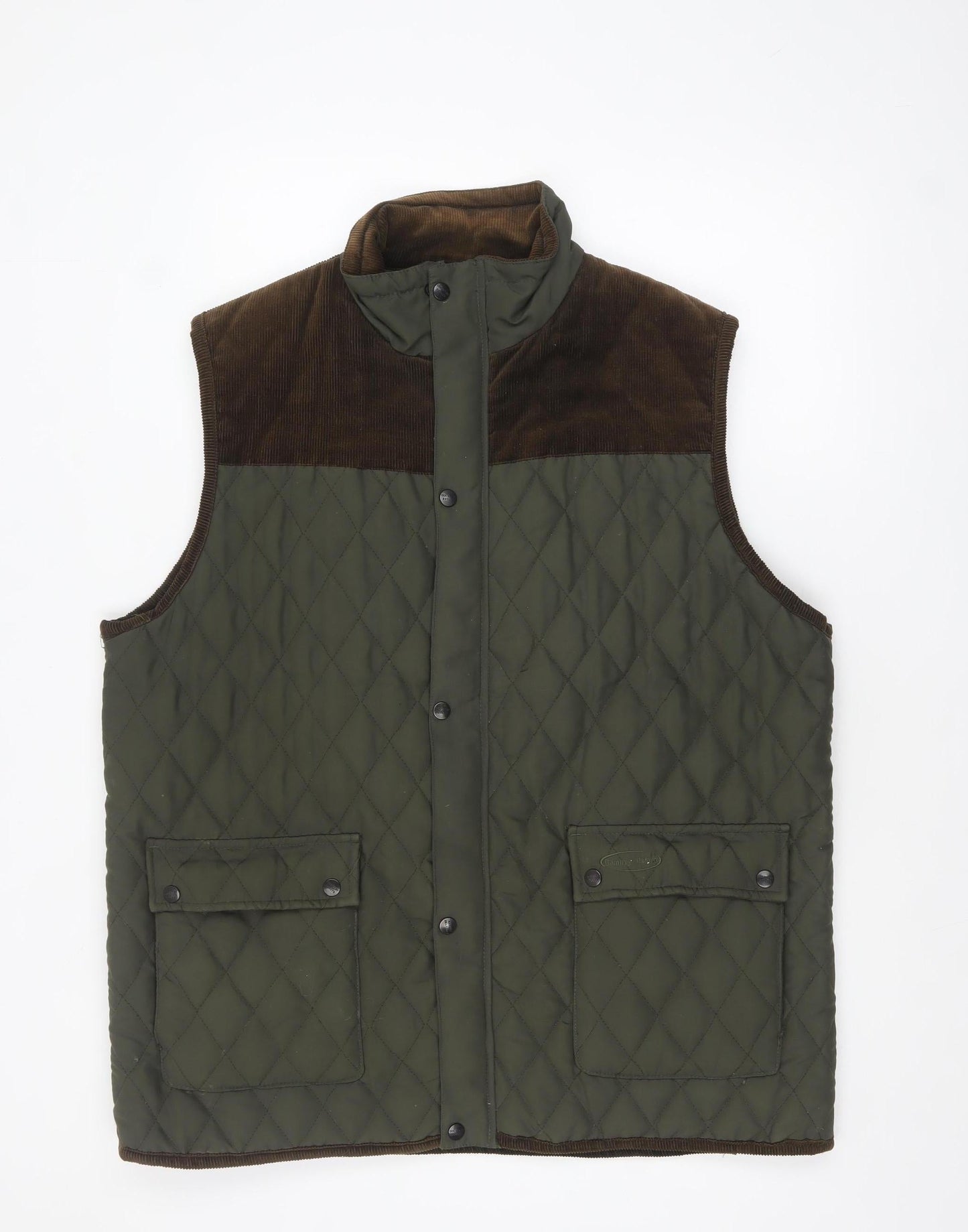 Mens UK Size XL Country Estate Green Quilted Coat