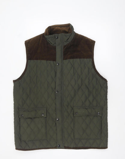 Mens UK Size XL Country Estate Green Quilted Coat