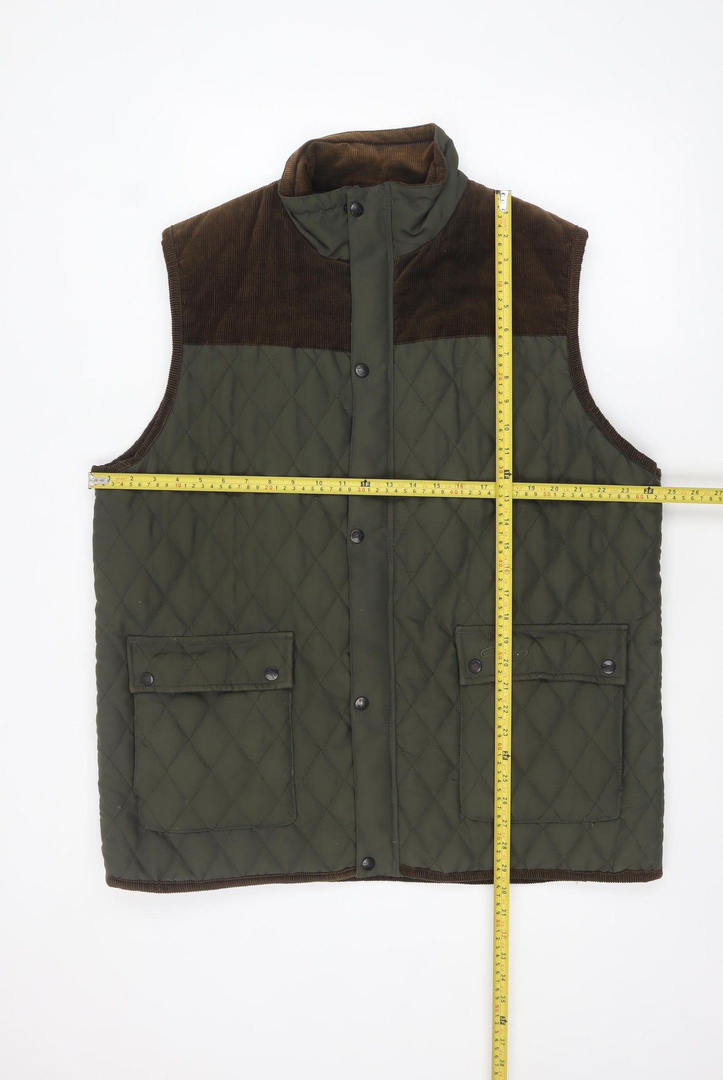 Mens UK Size XL Country Estate Green Quilted Coat