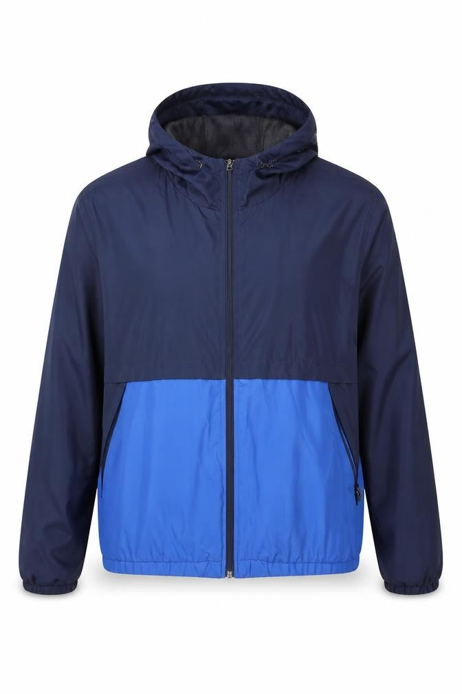 Mens UK Size L Topman Blue Windbreaker Coat