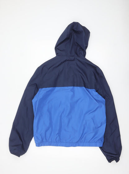 Mens UK Size L Topman Blue Windbreaker Coat