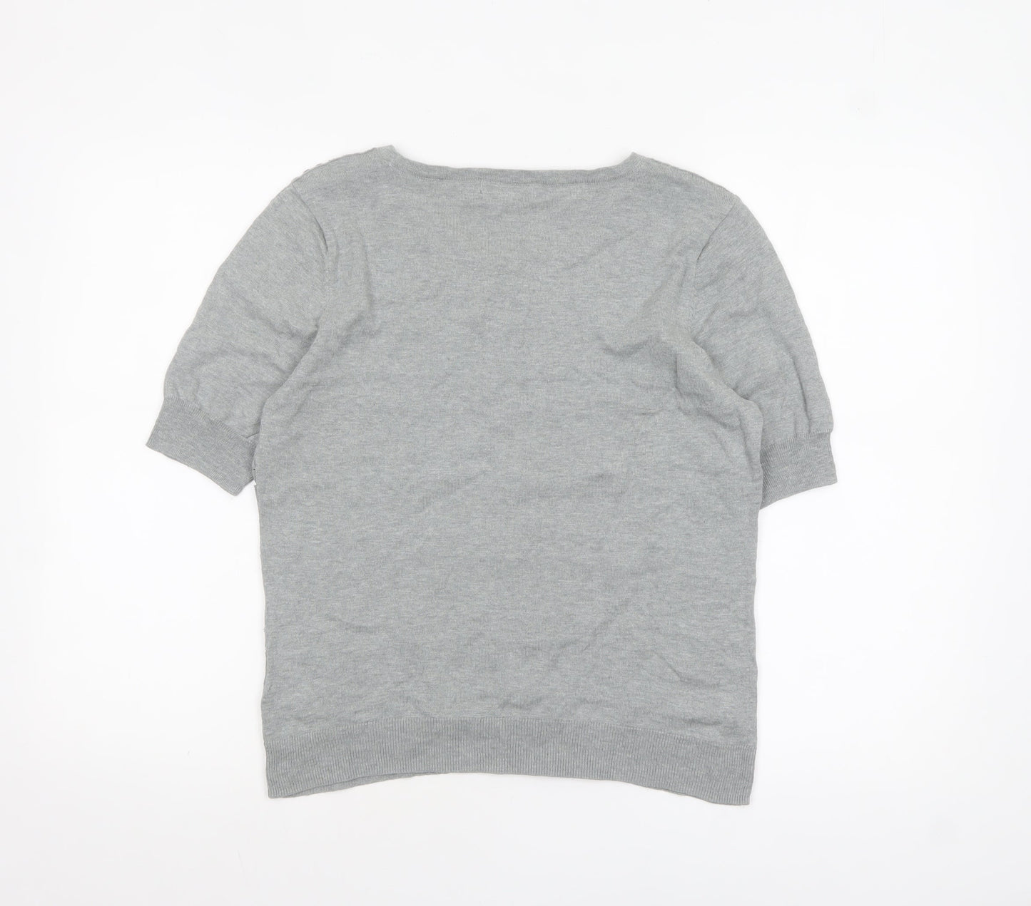 Womens UK Size 14 Mint Velvet Grey Pullover Jumper