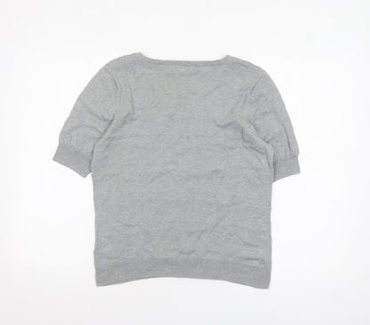 Womens UK Size 14 Mint Velvet Grey Pullover Jumper