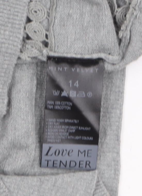 Womens UK Size 14 Mint Velvet Grey Pullover Jumper