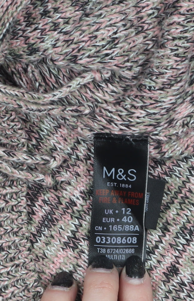 Womens UK Size 12 Marks and Spencer Multicoloured Pullover Jumper