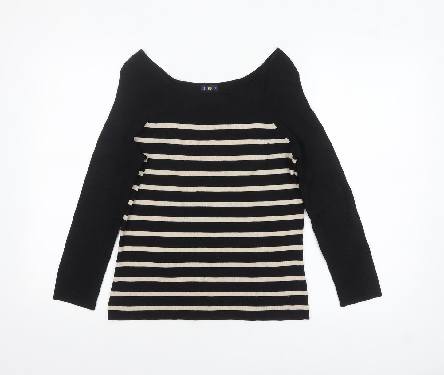 Womens UK Size M I W I Black Pullover Jumper