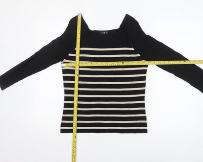 Womens UK Size M I W I Black Pullover Jumper