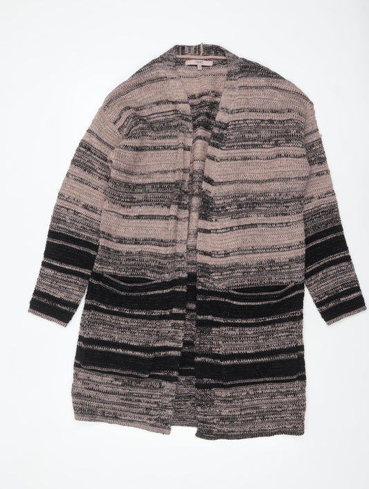 Next Womens Multicoloured Knit Longline Cardigan Size 12