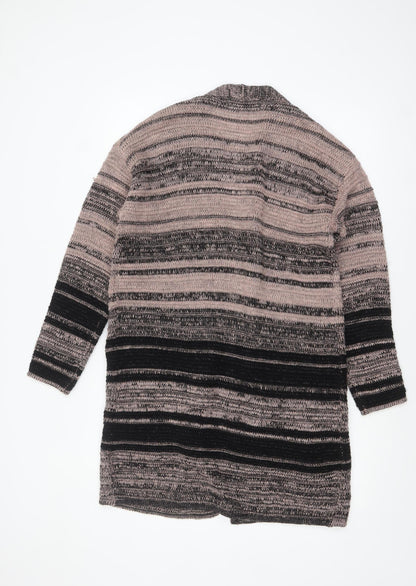 Next Womens Multicoloured Knit Longline Cardigan Size 12