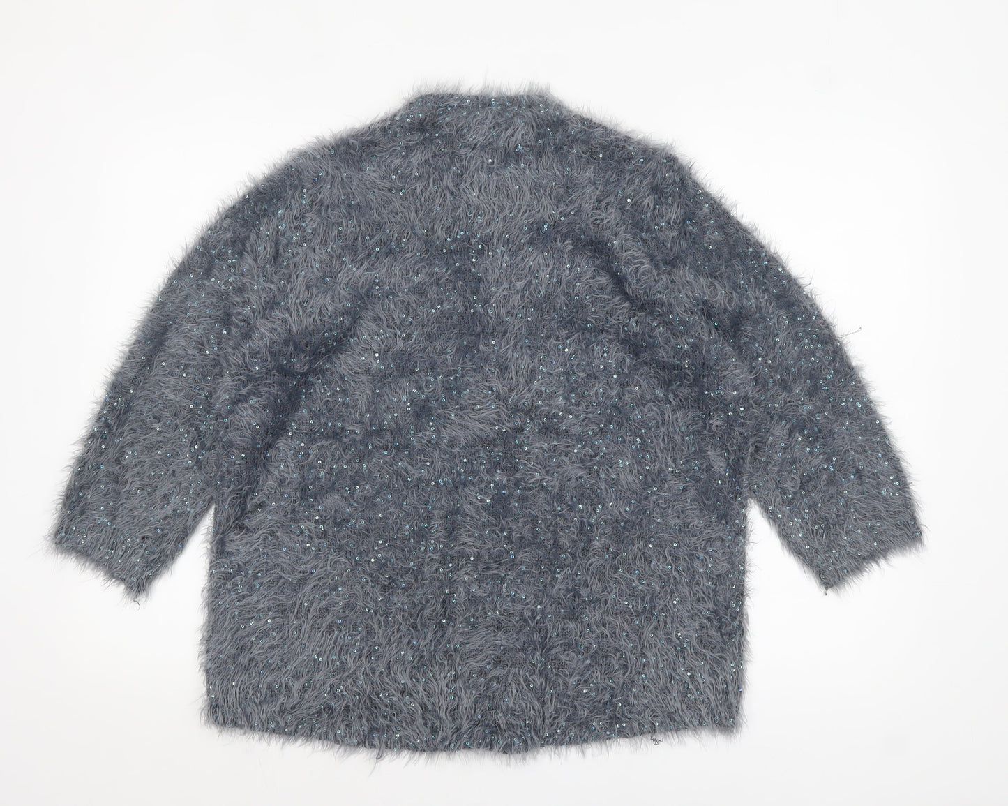 Womens UK Size 16 Marks and Spencer Grey Pullover Jumper