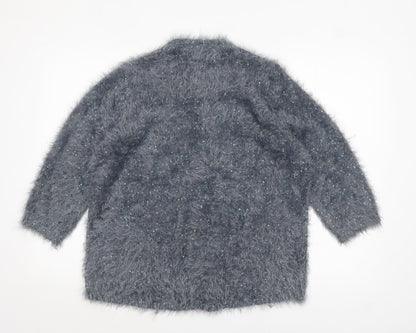 Womens UK Size 16 Marks and Spencer Grey Pullover Jumper