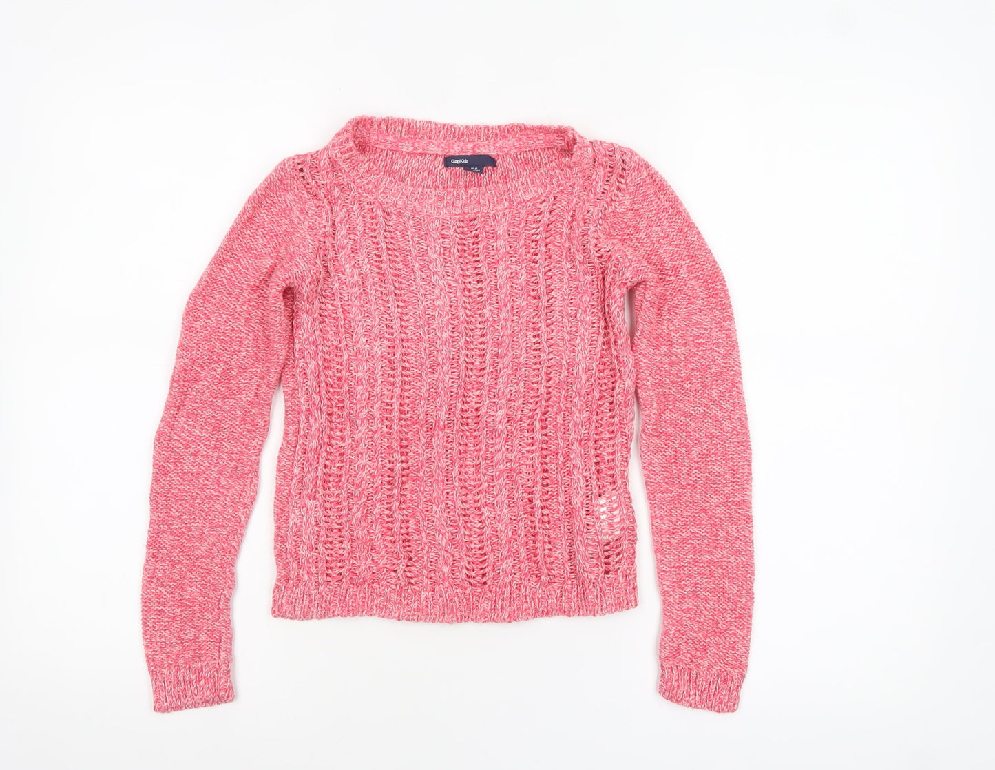 Girls UK Size 10-11 Years Gap Pink Pullover Jumper