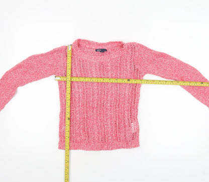 Girls UK Size 10-11 Years Gap Pink Pullover Jumper