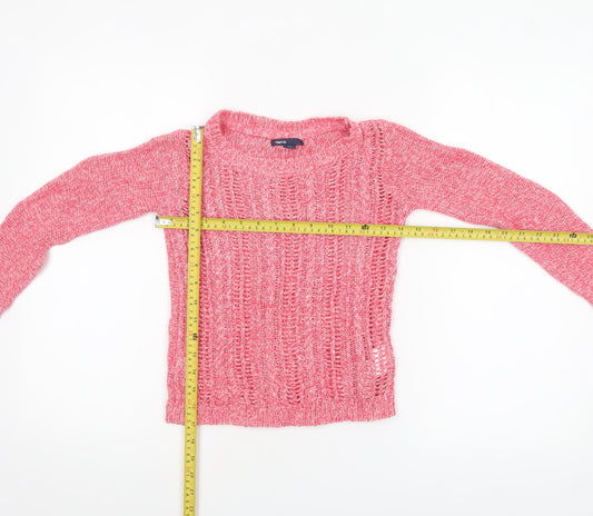 Girls UK Size 10-11 Years Gap Pink Pullover Jumper