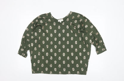 Womens UK Size L Kim & Cami Green Pullover Jumper