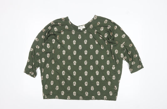 Womens UK Size L Kim & Cami Green Pullover Jumper