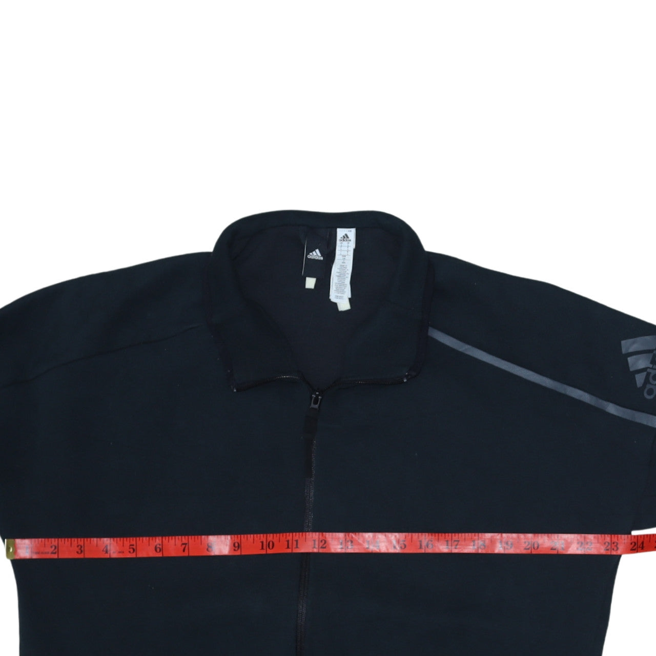 Mens UK Size L adidas Black Full Zip Sweatshirt