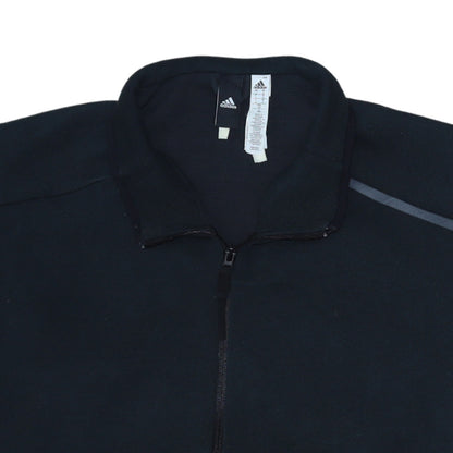 Mens UK Size L adidas Black Full Zip Sweatshirt