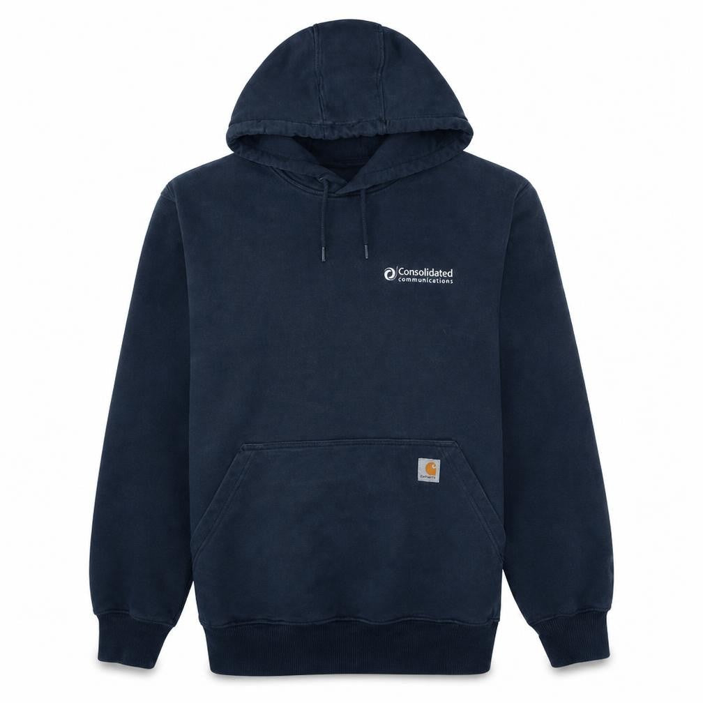 Mens UK Size M Carhartt Blue Pullover Hoodie