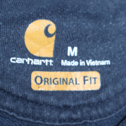 Mens UK Size M Carhartt Blue Pullover Hoodie