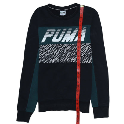Mens UK Size S PUMA Black Pullover Sweatshirt