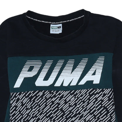 Mens UK Size S PUMA Black Pullover Sweatshirt