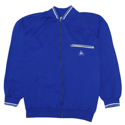 Mens UK Size S le coq sportif Blue Full Zip Sweatshirt