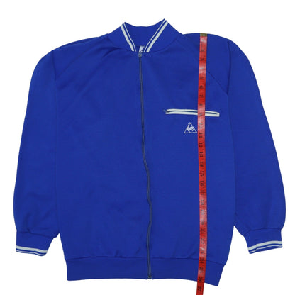 Mens UK Size S le coq sportif Blue Full Zip Sweatshirt