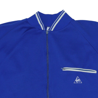 Mens UK Size S le coq sportif Blue Full Zip Sweatshirt