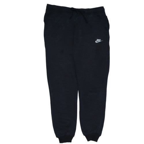 Mens UK Size M Nike Regular Fit Jogger Black Trousers