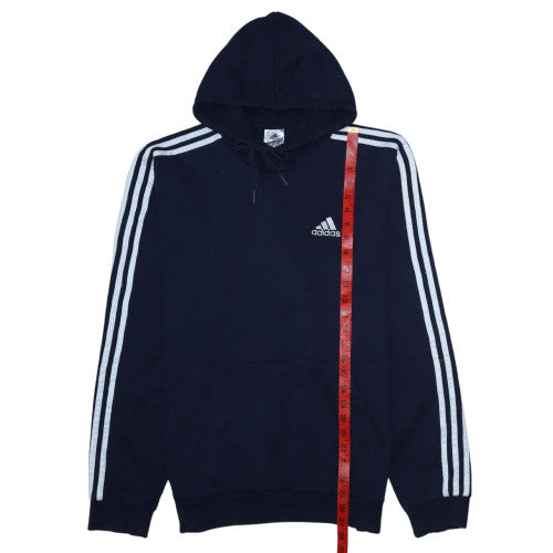 Mens UK Size M adidas Blue Pullover Hoodie