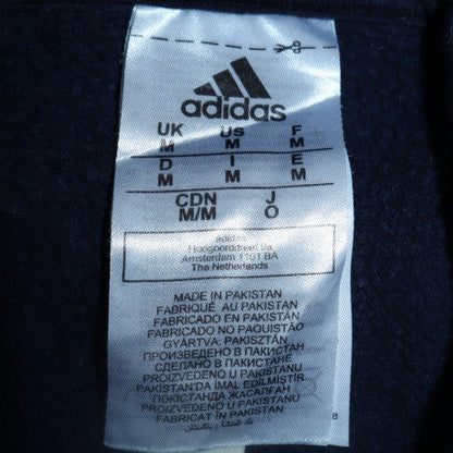 Mens UK Size M adidas Blue Pullover Hoodie