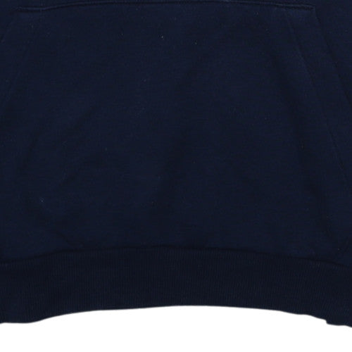 Mens UK Size M adidas Blue Pullover Hoodie