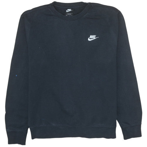 Mens UK Size M Nike Black Pullover Sweatshirt
