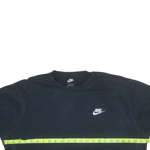 Mens UK Size M Nike Black Pullover Sweatshirt