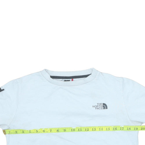 Womens UK Size S The North Face White Pullover Sweatshirt