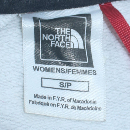 Womens UK Size S The North Face White Pullover Sweatshirt