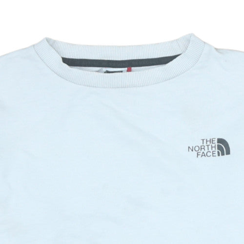 Womens UK Size S The North Face White Pullover Sweatshirt