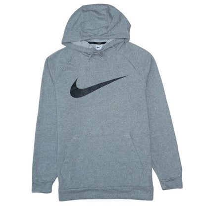 Mens UK Size M Nike Grey Pullover Hoodie