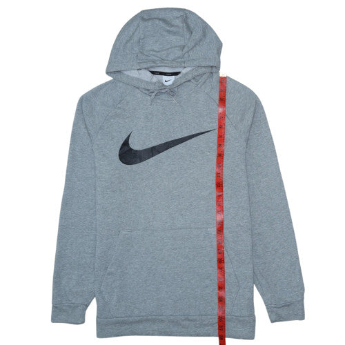 Mens UK Size M Nike Grey Pullover Hoodie