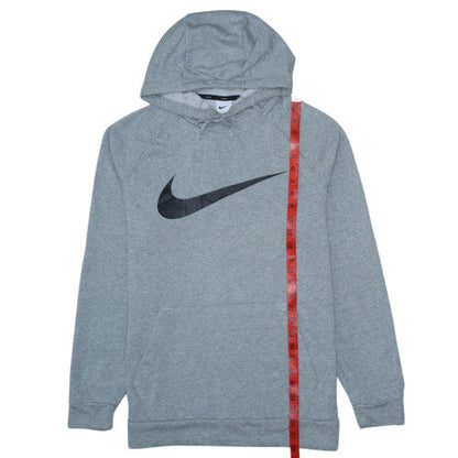 Mens UK Size M Nike Grey Pullover Hoodie
